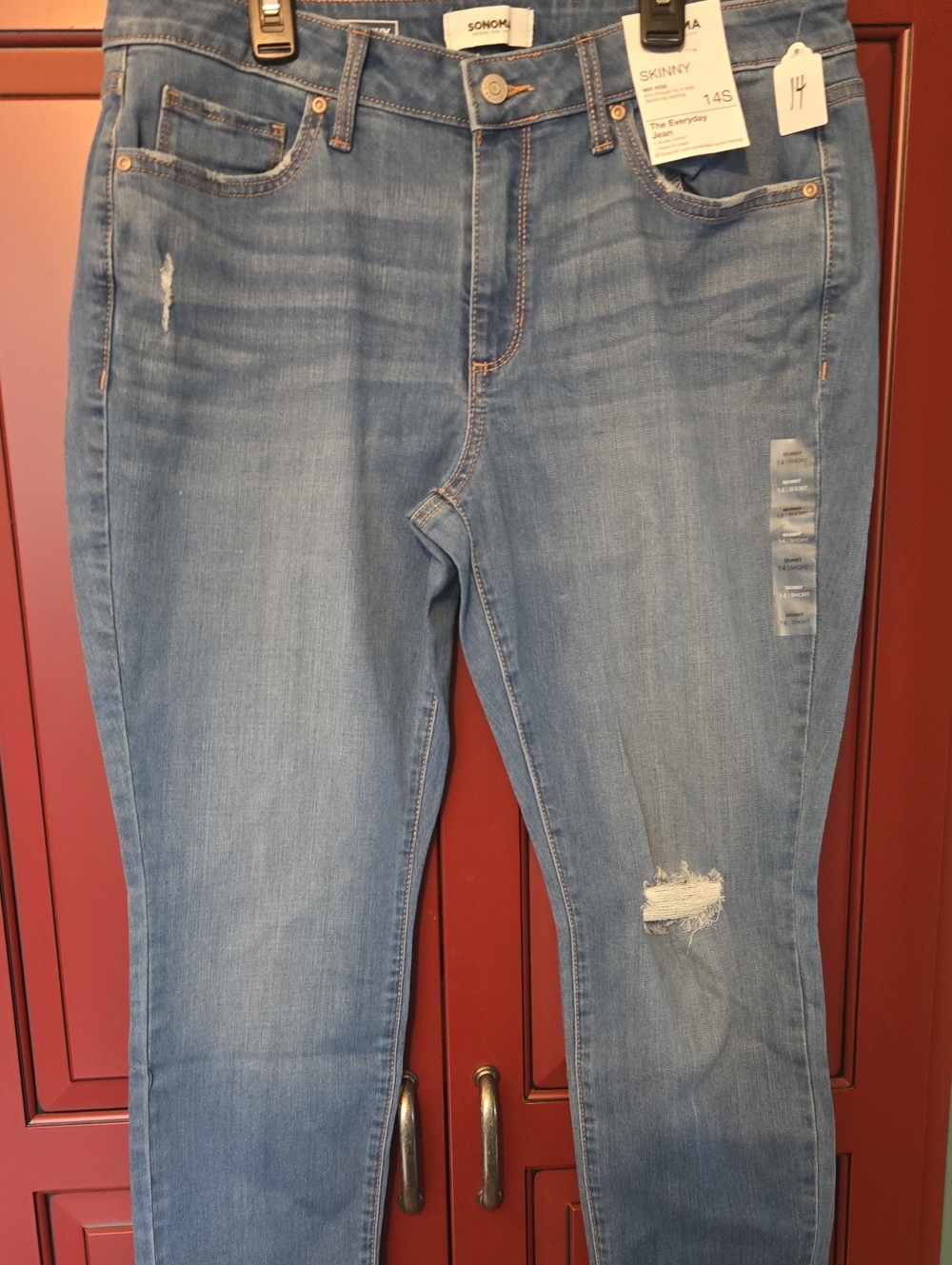 SONOMA Light Wash Skinny Jeans - Blue